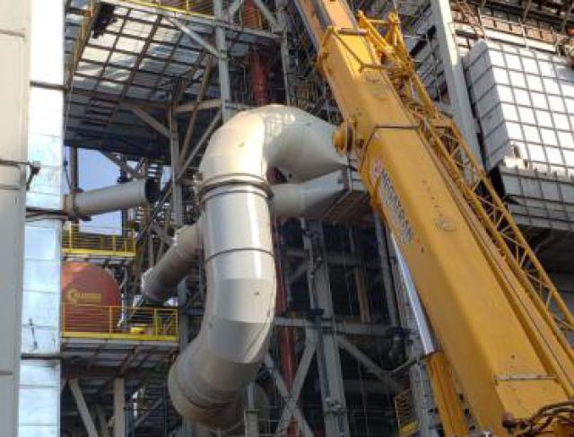 Movimentação de equipamentos industriais